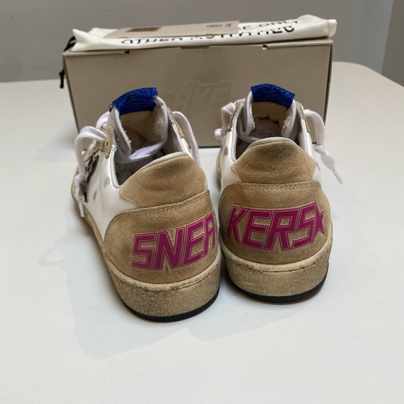 Golden Goose Ball Star Sneaker Cappuccino/White/Brown size 41 NIB - Picture 12 of 13